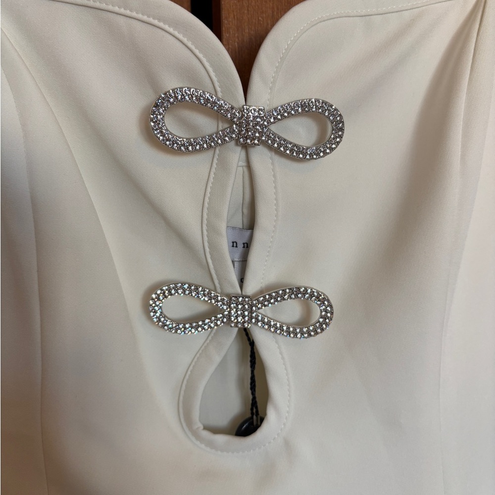 Gianni Bini Cream Mini Dress - Picture 4 of 6